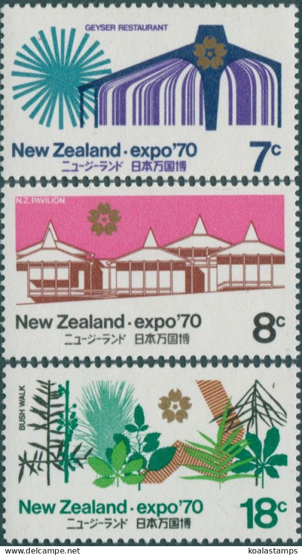 New Zealand 1970 SG935-937 World Fair Osaka Set MLH - Andere & Zonder Classificatie