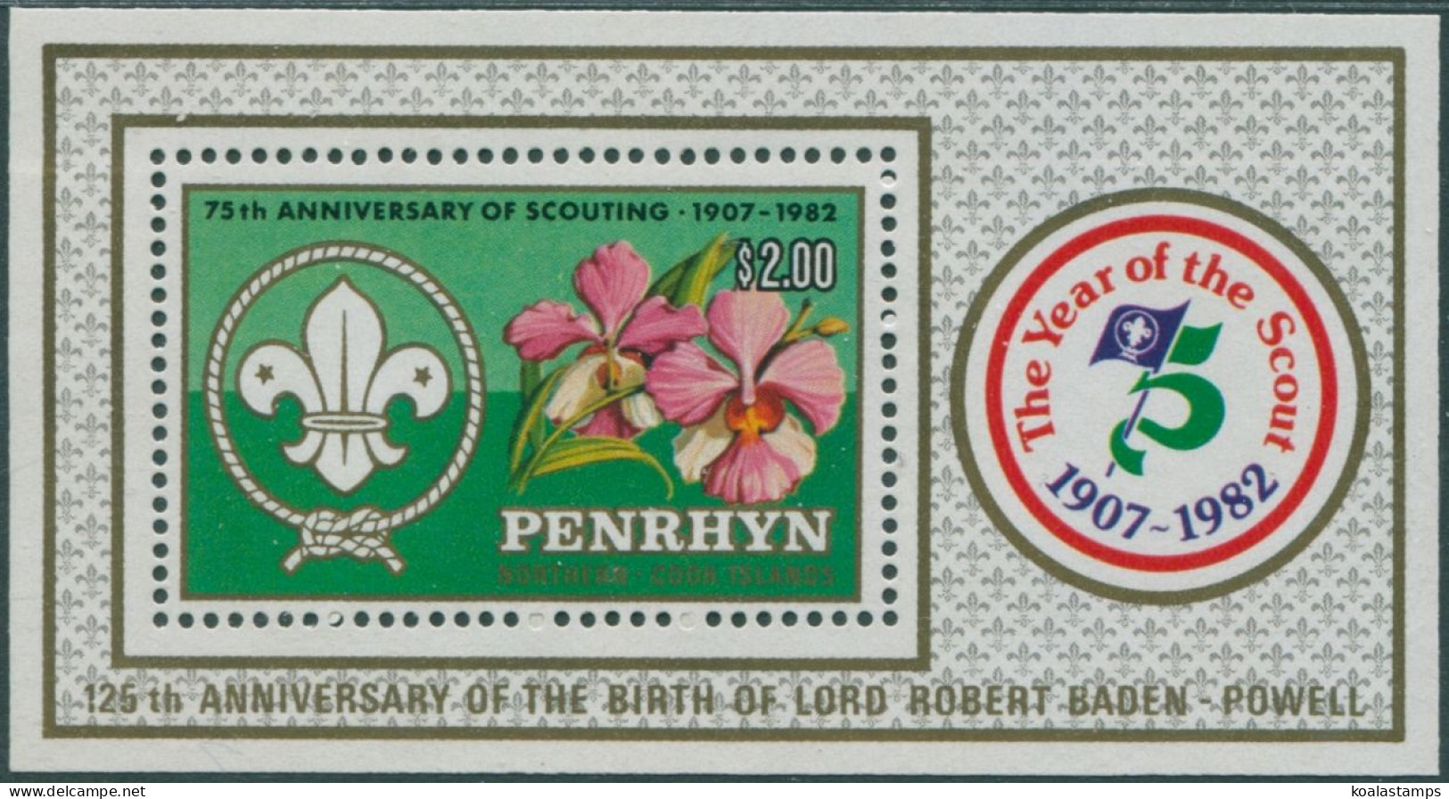 Cook Islands Penrhyn 1983 SG285 Boy Scout Movement MS MNH - Penrhyn