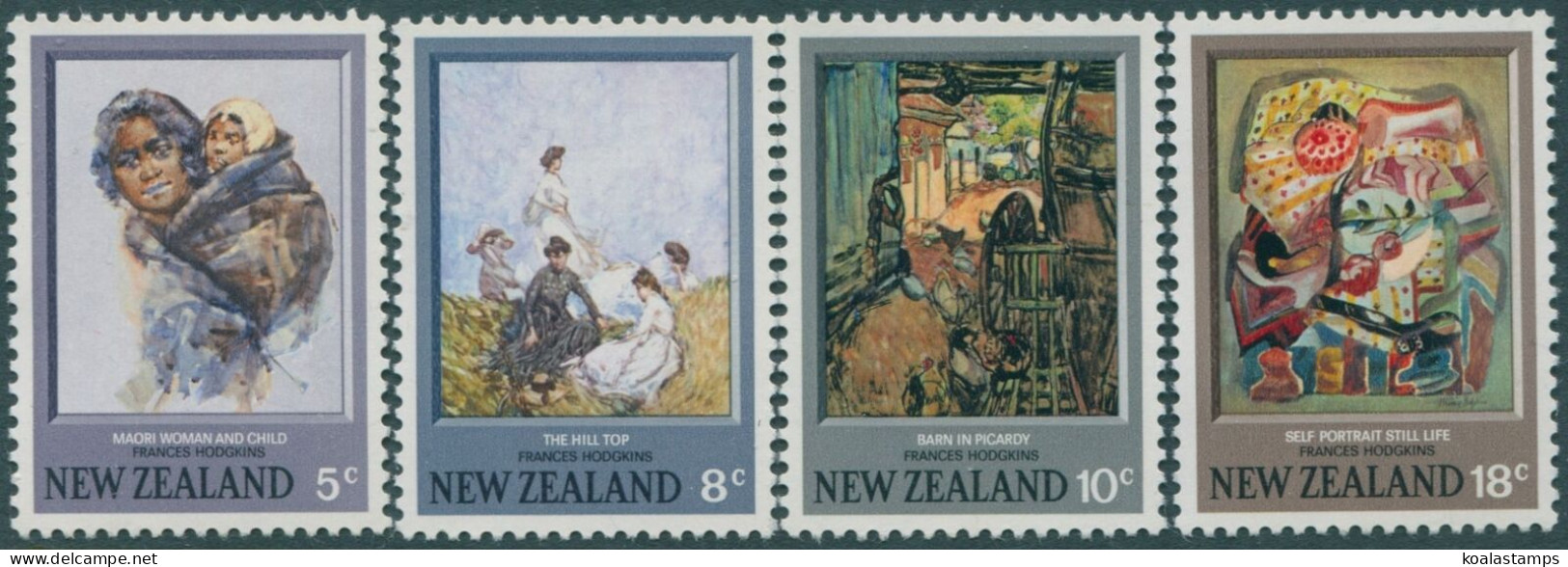 New Zealand 1973 SG1027-1030 Paintings Set MLH - Autres & Non Classés