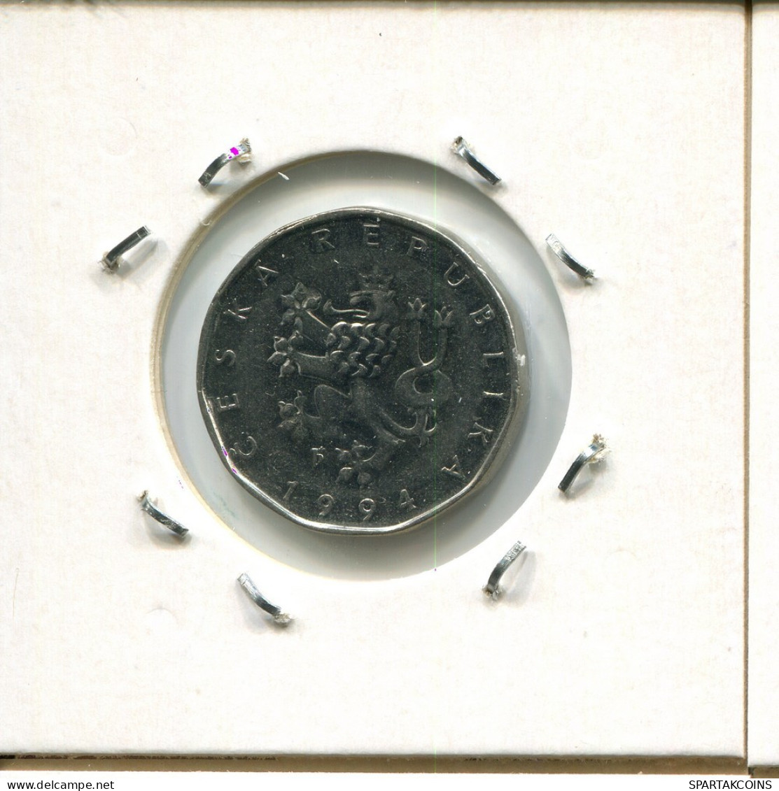 2 KORUN 1994 REPÚBLICA CHECA CZECH REPUBLIC Moneda #AP752.2.E.A - Tsjechië