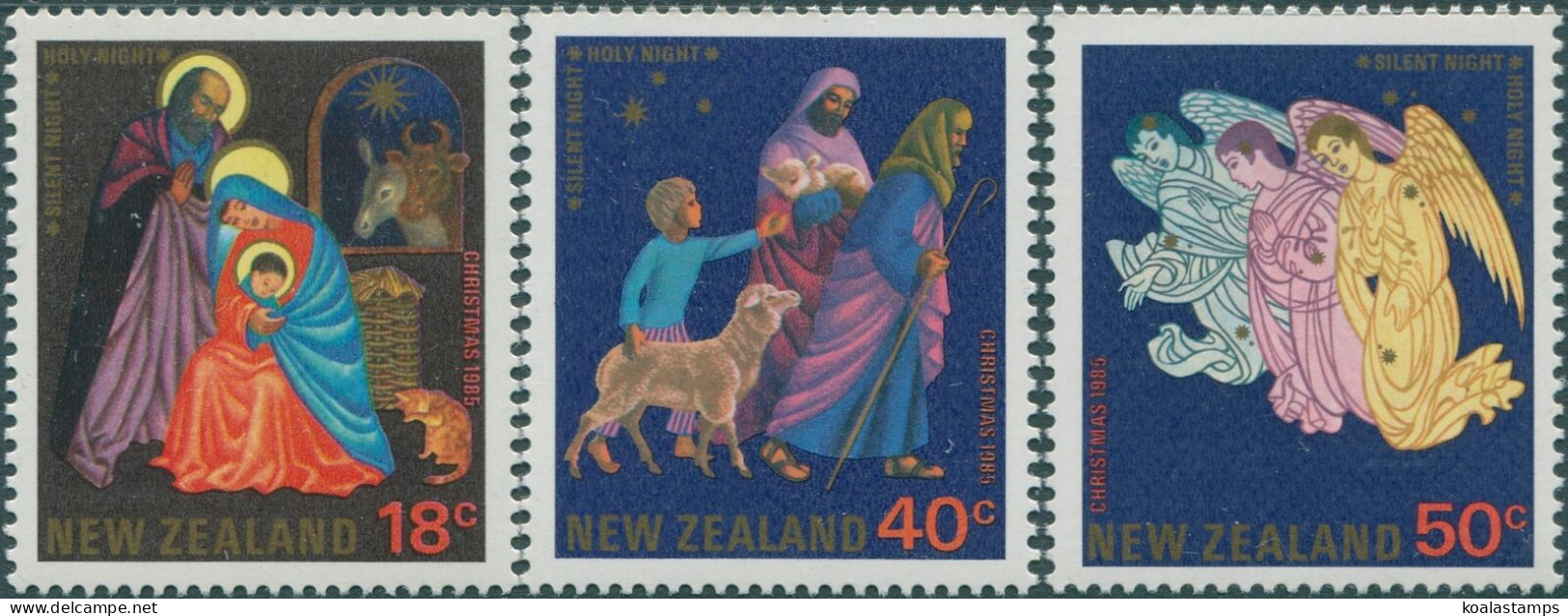 New Zealand 1985 SG1376-1378 Christmas Set MLH - Other & Unclassified
