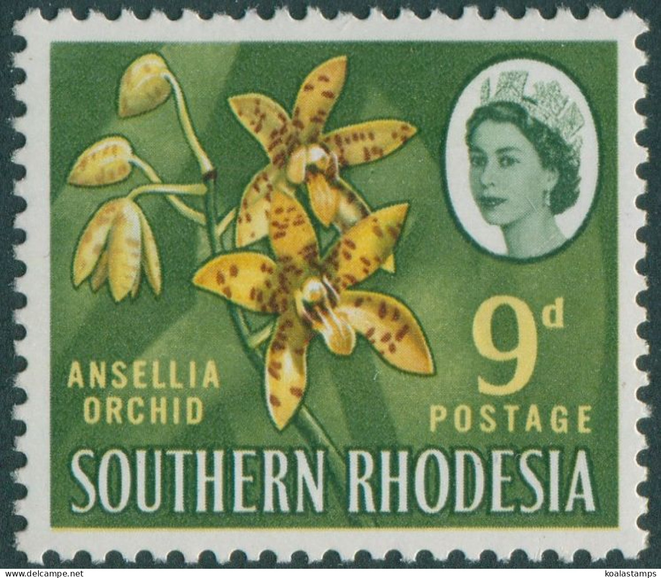 Southern Rhodesia 1964 SG98 9d Orchid MLH - Zimbabwe (1980-...)