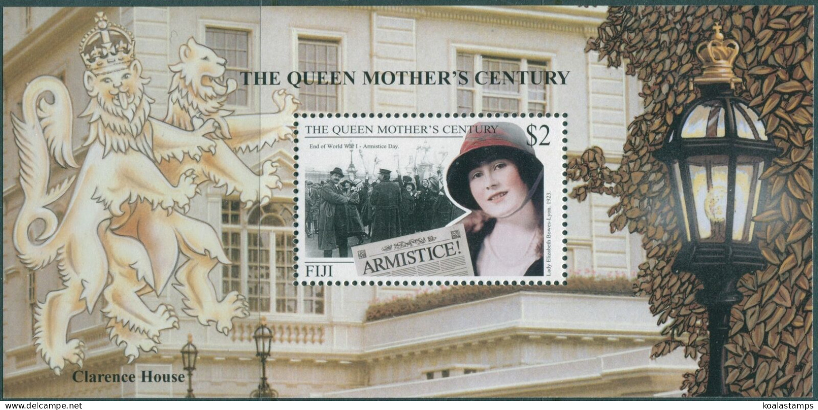 Fiji 1999 SG1063 Queen Mother MS MNH - Fiji (1970-...)