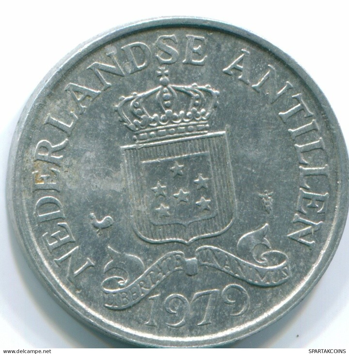 2 1/2 CENT 1979 NIEDERLÄNDISCHE ANTILLEN Aluminium Koloniale Münze #S10564.D.A - Antilles Néerlandaises