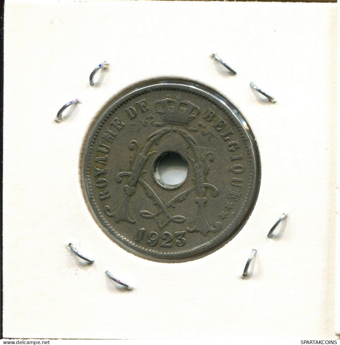 25 CENTIMES 1923 BELGIEN BELGIUM Münze #BA309.D.A - 25 Cent