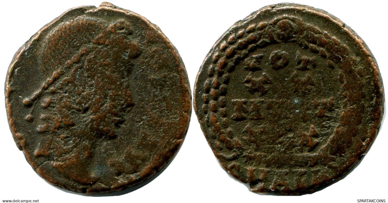 CONSTANS MINTED IN ALEKSANDRIA FROM THE ROYAL ONTARIO MUSEUM #ANC11486.14.U.A - El Impero Christiano (307 / 363)