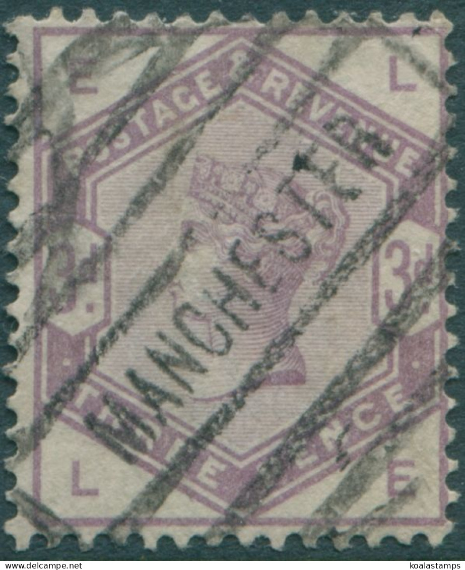 Great Britain 1883 SG191 3d Lilac QV ELLE FU - Otros & Sin Clasificación