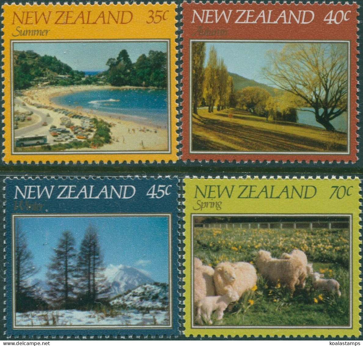 New Zealand 1982 SG1266-1269 Four Seasons Set MLH - Autres & Non Classés