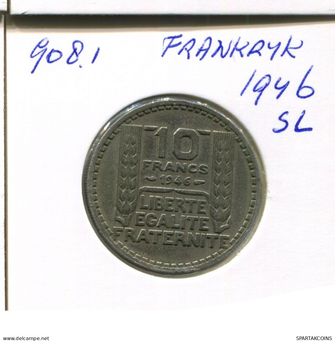 10 FRANCS 1946 FRANCE Coin French Coin #AN413.U.A - 10 Francs