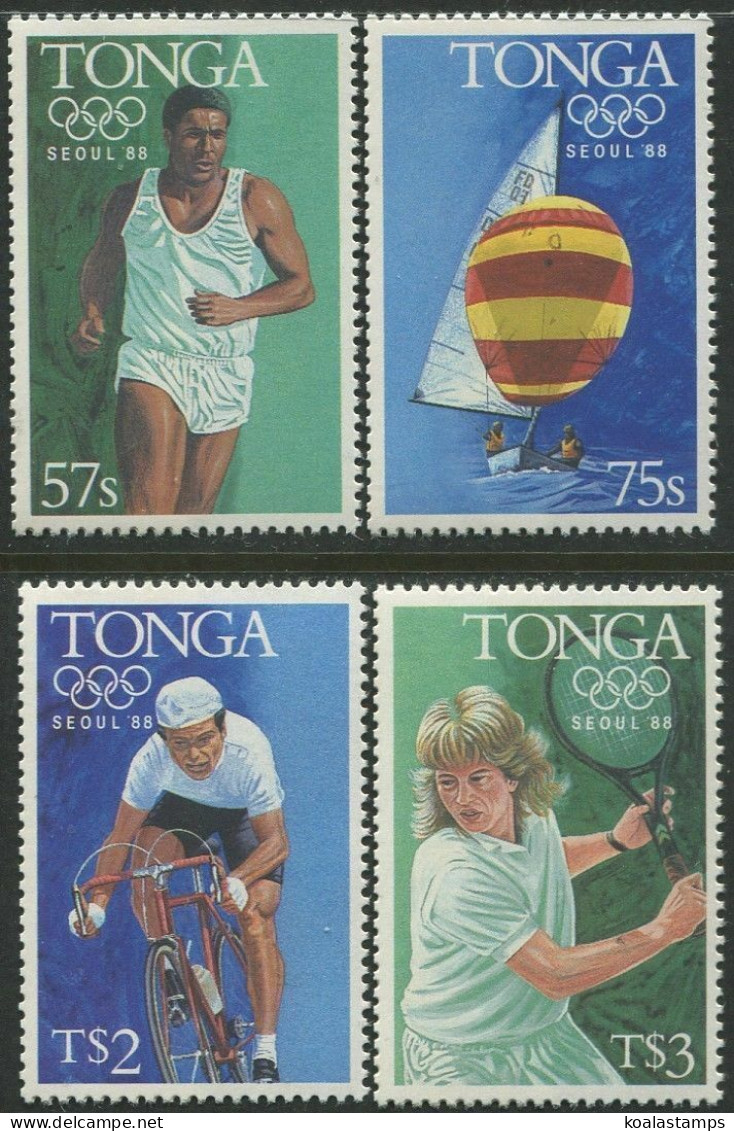 Tonga 1988 SG990-993 Olympic Games Seoul Set MNH - Tonga (1970-...)