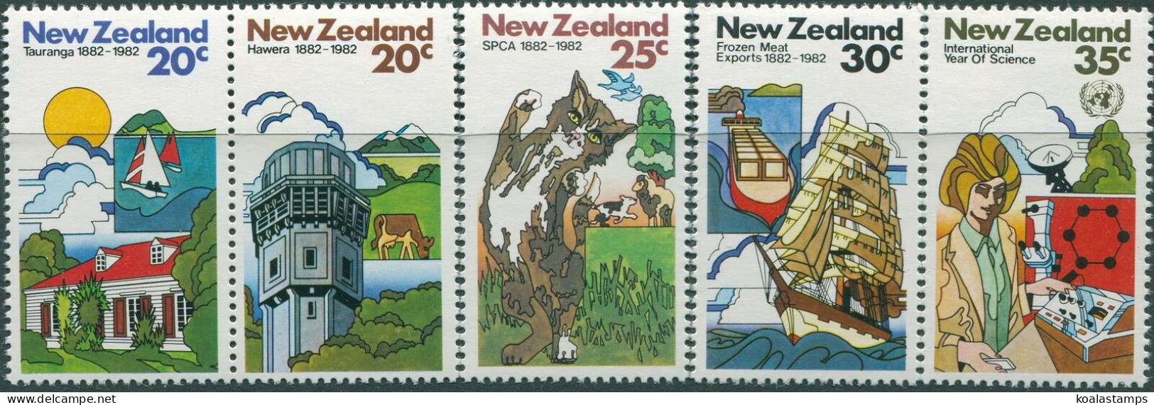 New Zealand 1981 SG1256-1260 Commemoratives Set MLH - Otros & Sin Clasificación