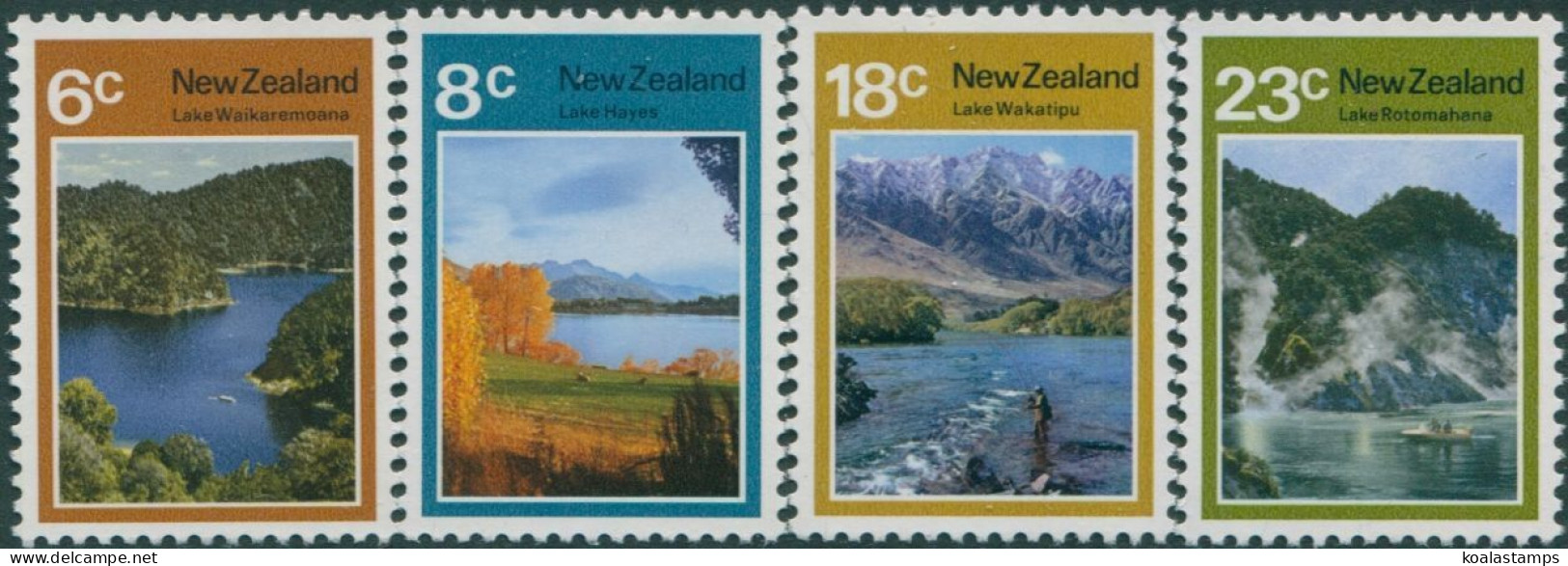 New Zealand 1972 SG993-996 Lake Scenes Set MLH - Sonstige & Ohne Zuordnung