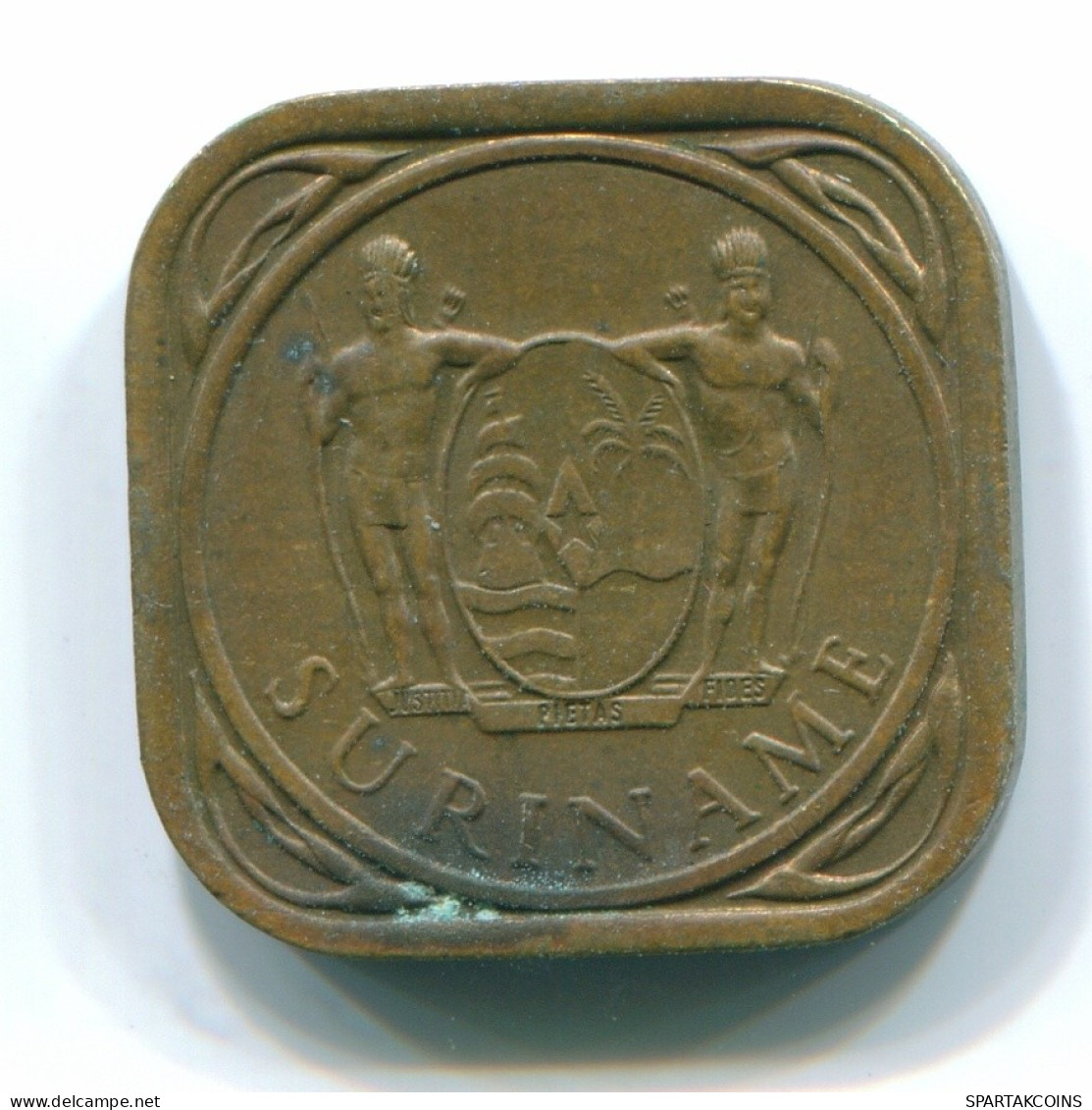 5 CENTS 1972 SURINAM NIEDERLANDE Nickel-Brass Koloniale Münze #S13047.D.A - Surinam 1975 - ...
