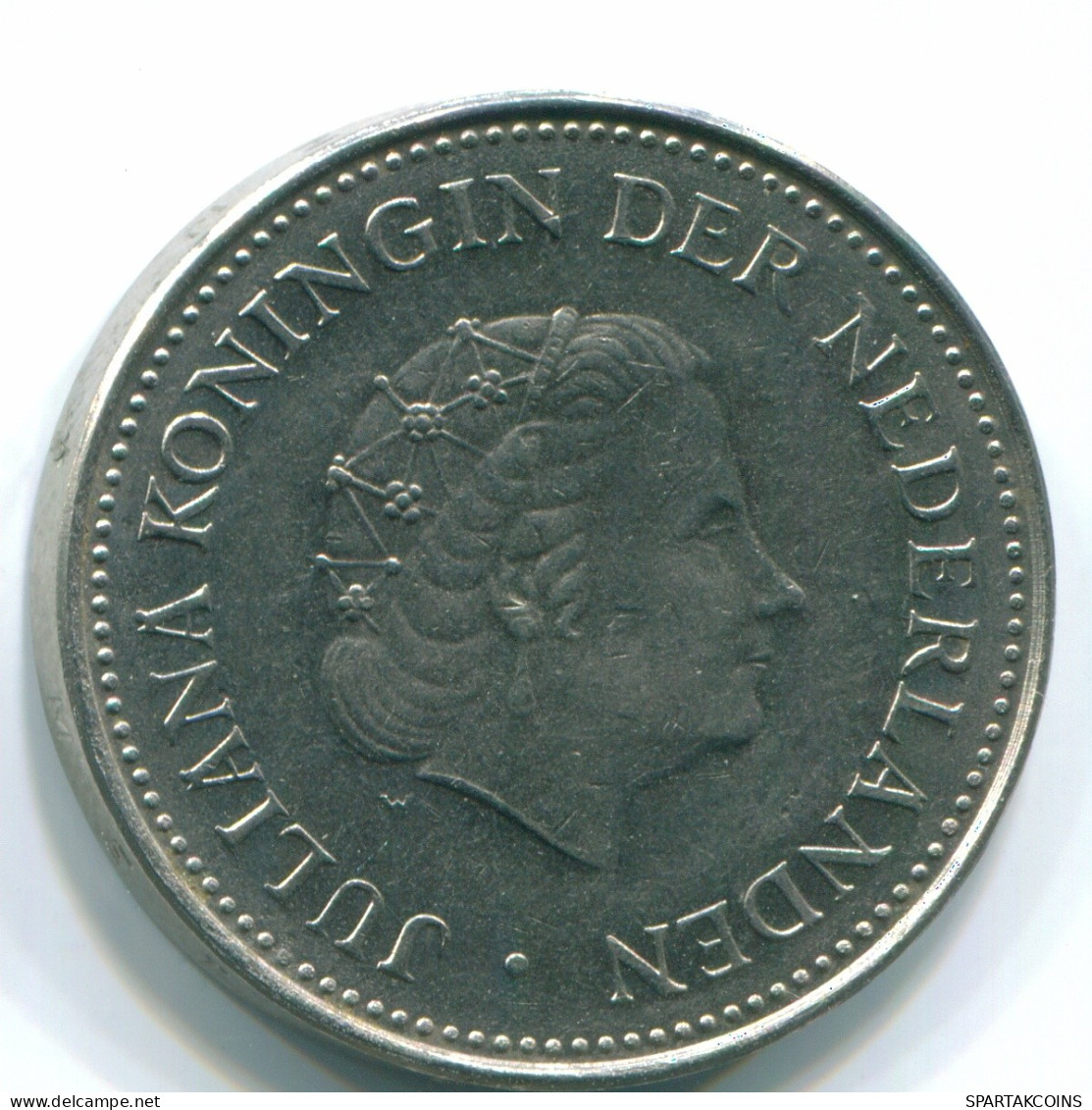 1 GULDEN 1971 NETHERLANDS ANTILLES Nickel Colonial Coin #S11968.U.A - Antilles Néerlandaises