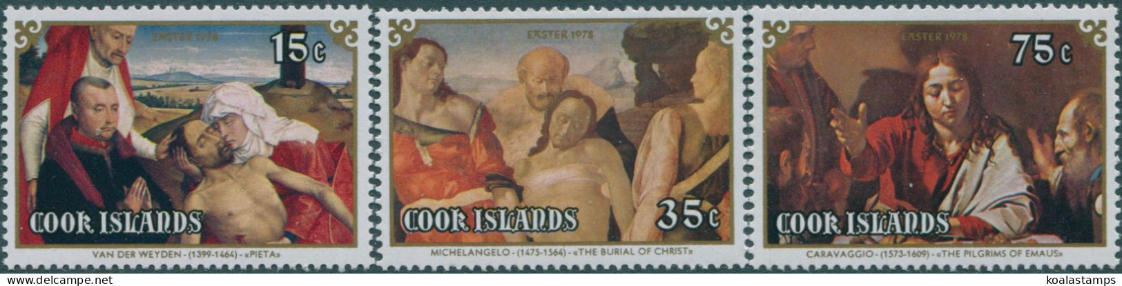 Cook Islands 1978 SG588-590 Easter Set MNH - Islas Cook
