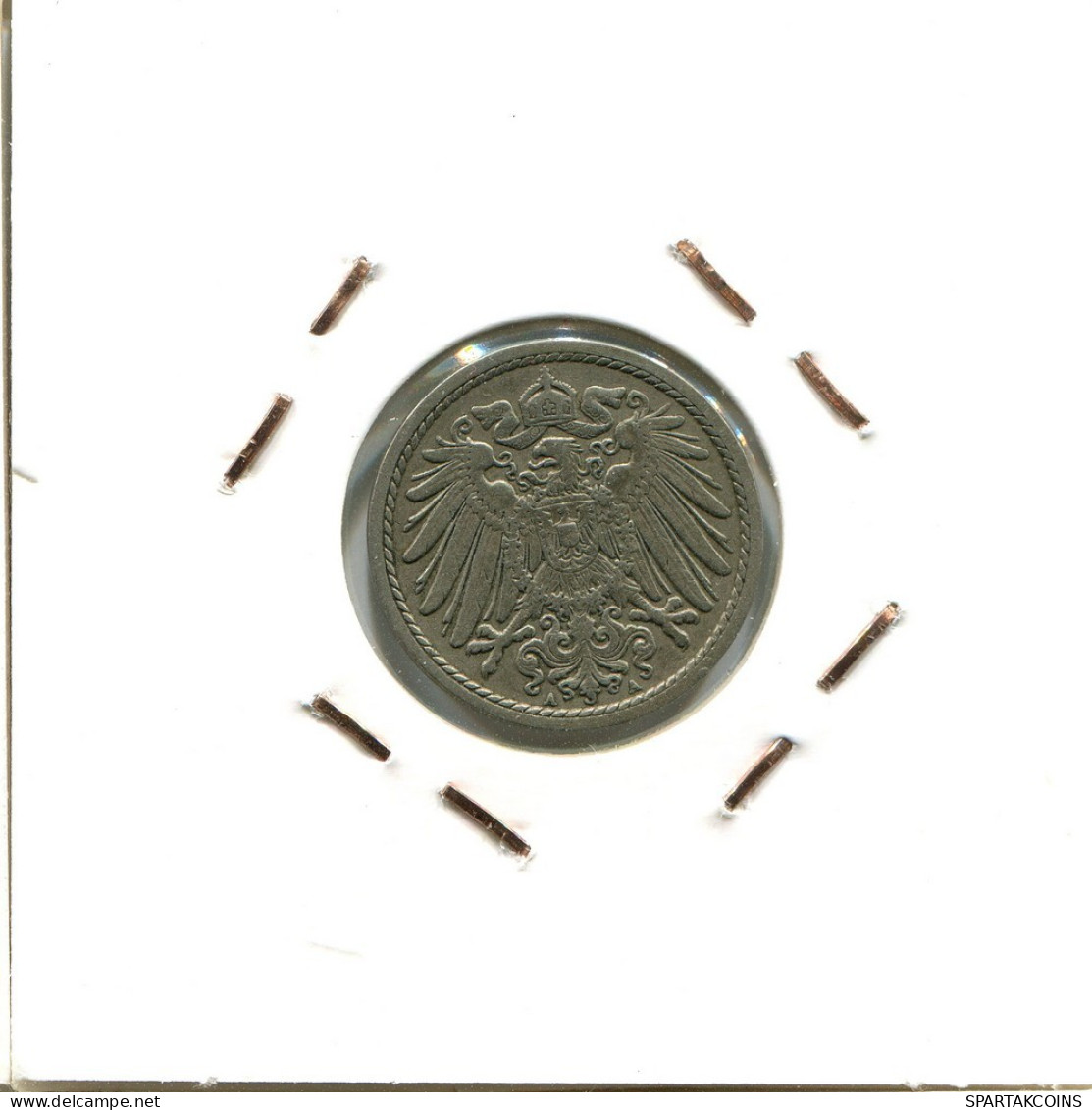 5 PFENNIG 1906 A GERMANY Coin #DB849.U.A - 5 Pfennig