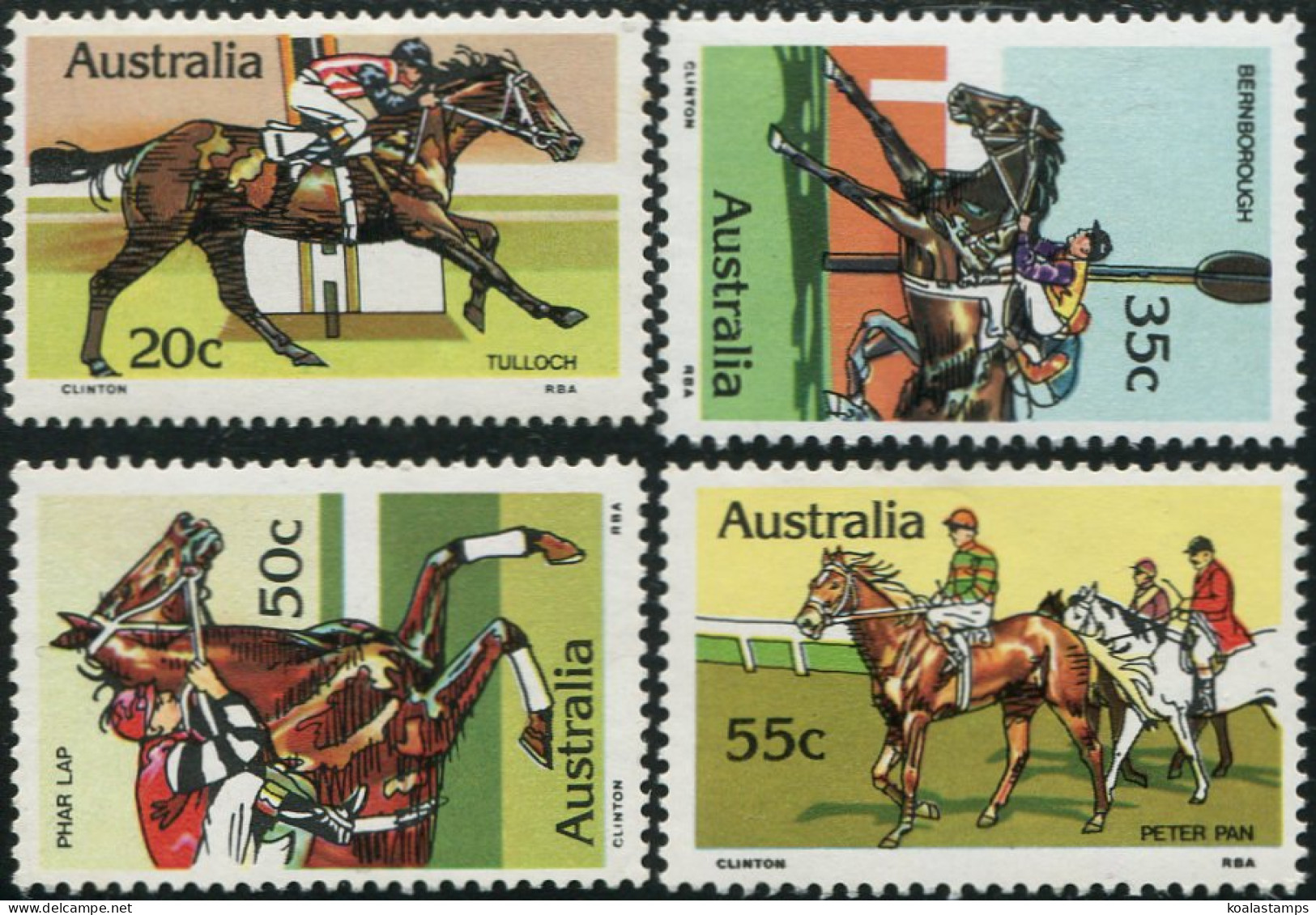 Australia 1978 SG699 Horse Racing Set MNH - Autres & Non Classés
