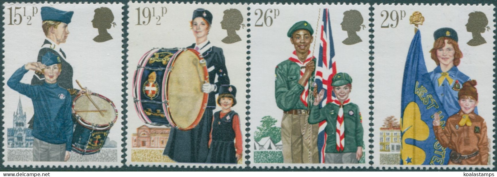 Great Britain 1982 SG1179-1182 QEII Youth Organisations Set MNH - Sin Clasificación