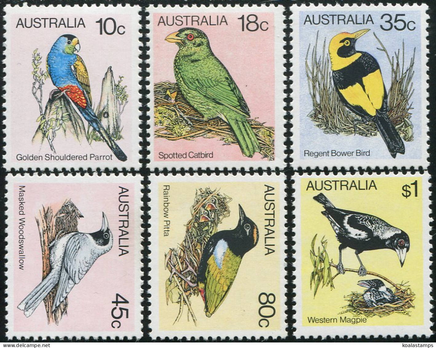 Australia 1980 SG734 Birds Set Of 6 MNH - Otros & Sin Clasificación