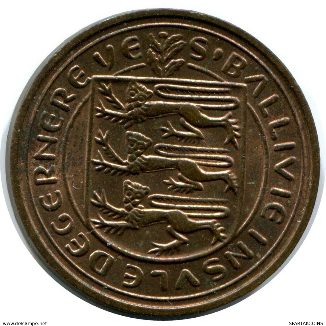 2 PENCE 1971 GUERNSEY Moneda #AX103.E.A - Guernesey