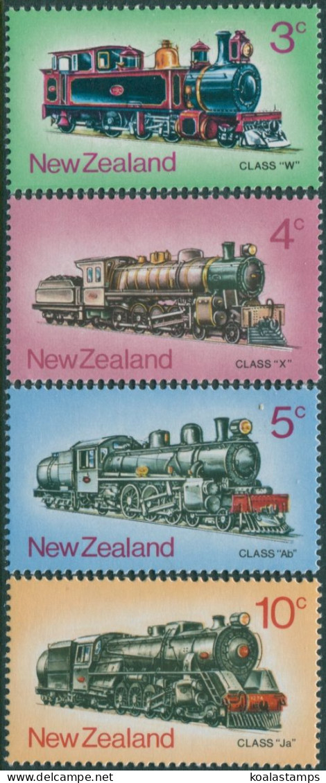 New Zealand 1973 SG1003-1006 Steam Locomotives Set MLH - Other & Unclassified