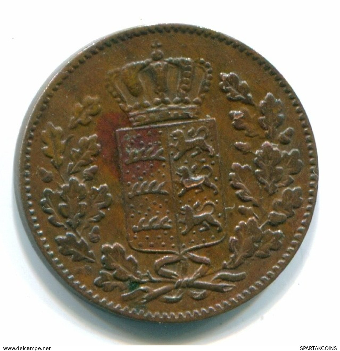 1/2 KREUZER 1854 BAVARIA RARE GERMANY Coin #DE10118.3.U.A - Altri & Non Classificati