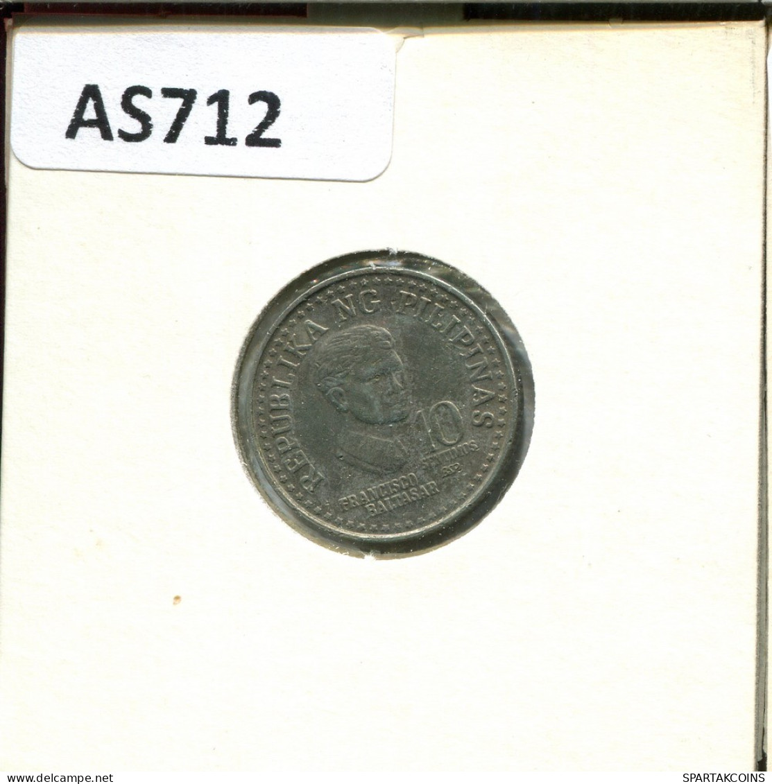 10 SENTIMOS 1980 PHILIPPINES Coin #AS712.U.A - Filippijnen