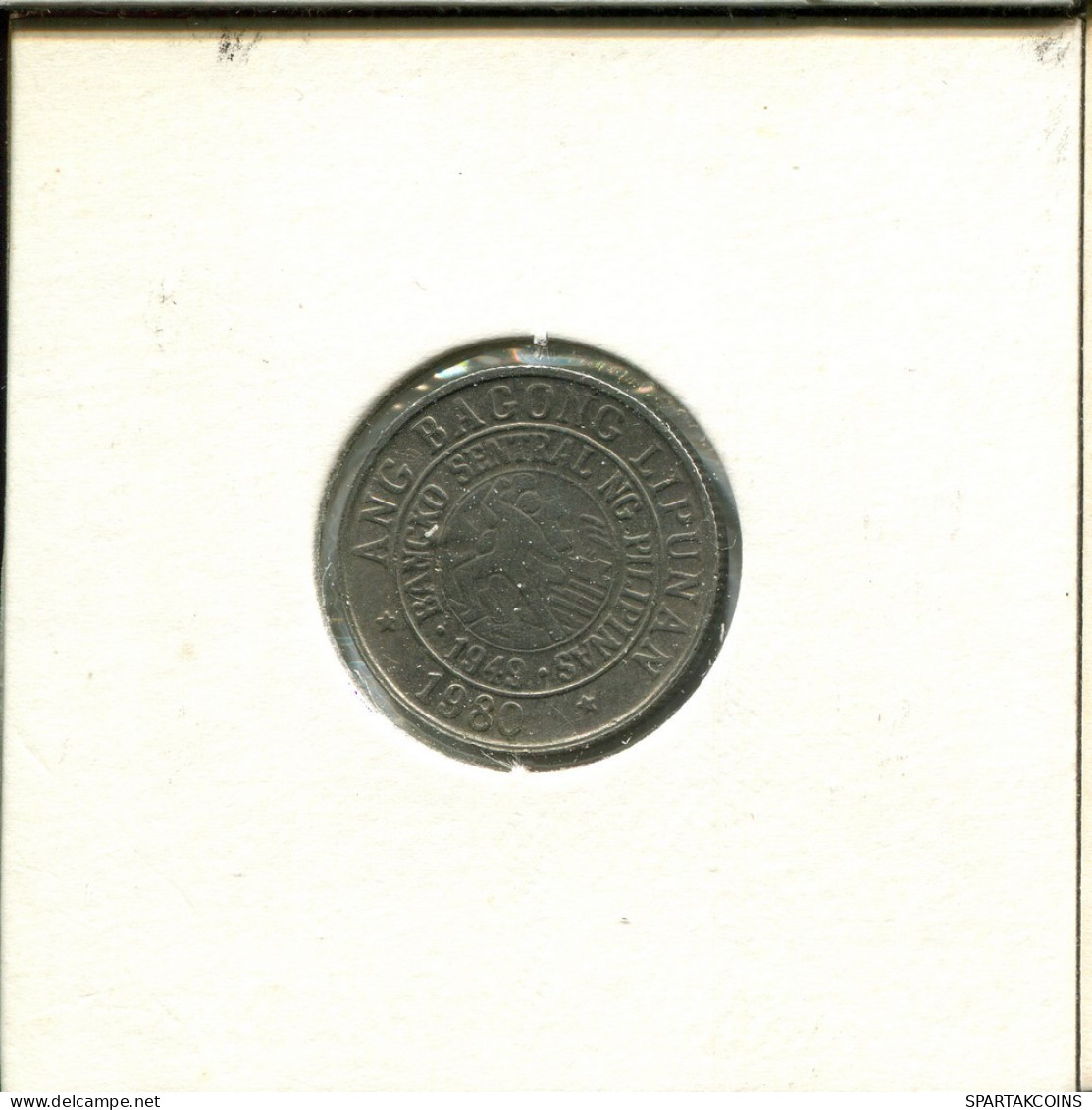 10 SENTIMOS 1980 PHILIPPINES Coin #AS712.U.A - Philippines