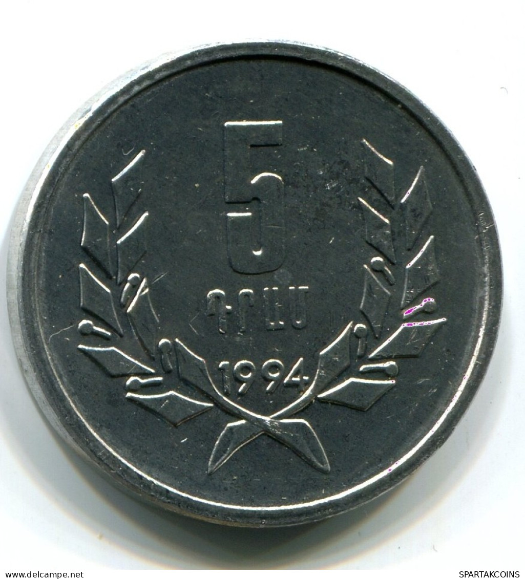 5 LUMA 1994 ARMENIA Moneda UNC #W11116.E.A - Arménie