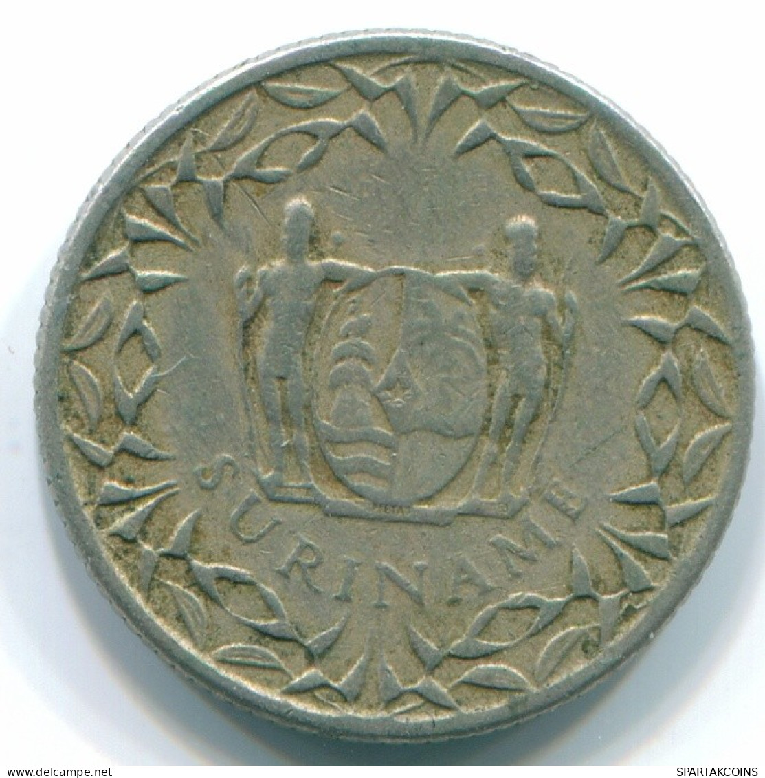 10 CENTS 1962 SURINAME NEERLANDÉS NETHERLANDS Nickel Colonial Moneda #S13215.E.A - Surinam 1975 - ...
