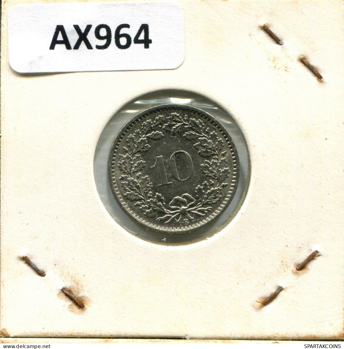10 RAPPEN 1969 B SWITZERLAND Coin #AX964.3.U.A - Other & Unclassified