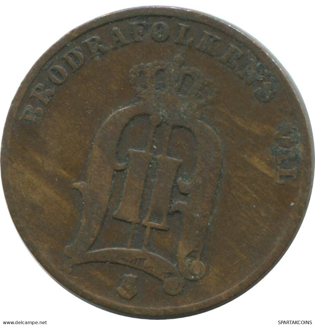 2 ORE 1883 SUECIA SWEDEN Moneda #AD015.2.E.A - Sweden