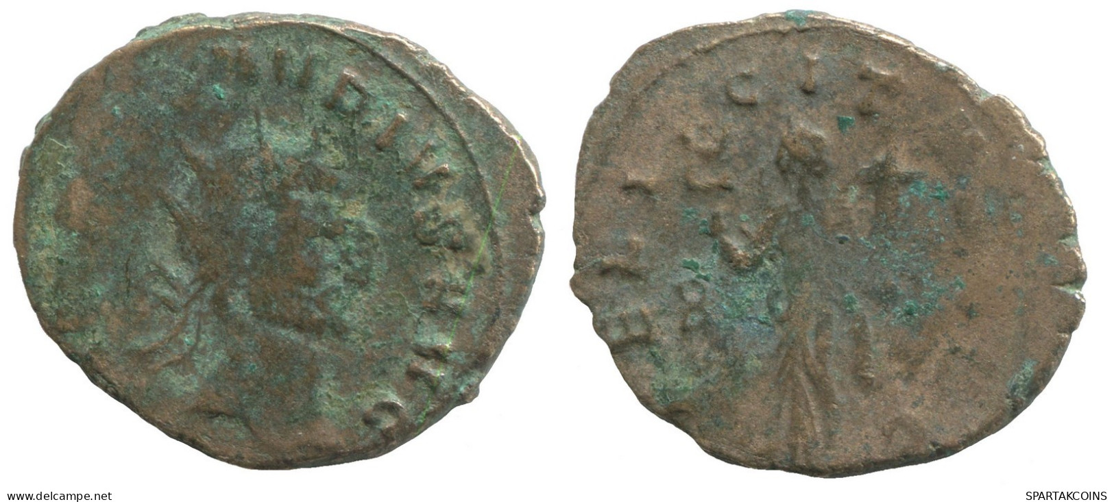LATE ROMAN IMPERIO Follis Antiguo Auténtico Roman Moneda 3.4g/23mm #SAV1086.9.E.A - La Fin De L'Empire (363-476)