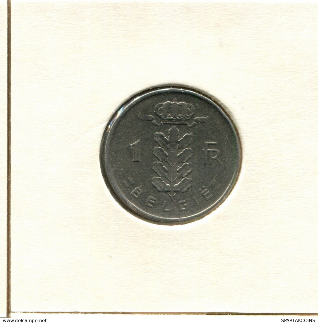 1 FRANC 1951 DUTCH Text BELGIEN BELGIUM Münze #BB169.D.A - 1 Franc
