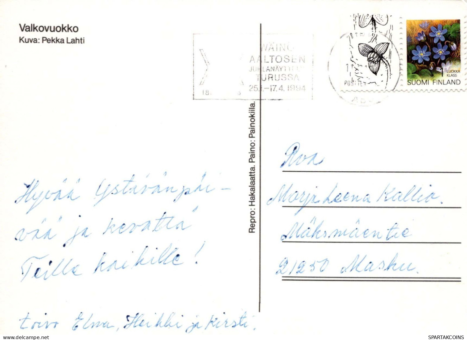FLEURS Vintage Carte Postale CPSM #PAR456.A - Fleurs