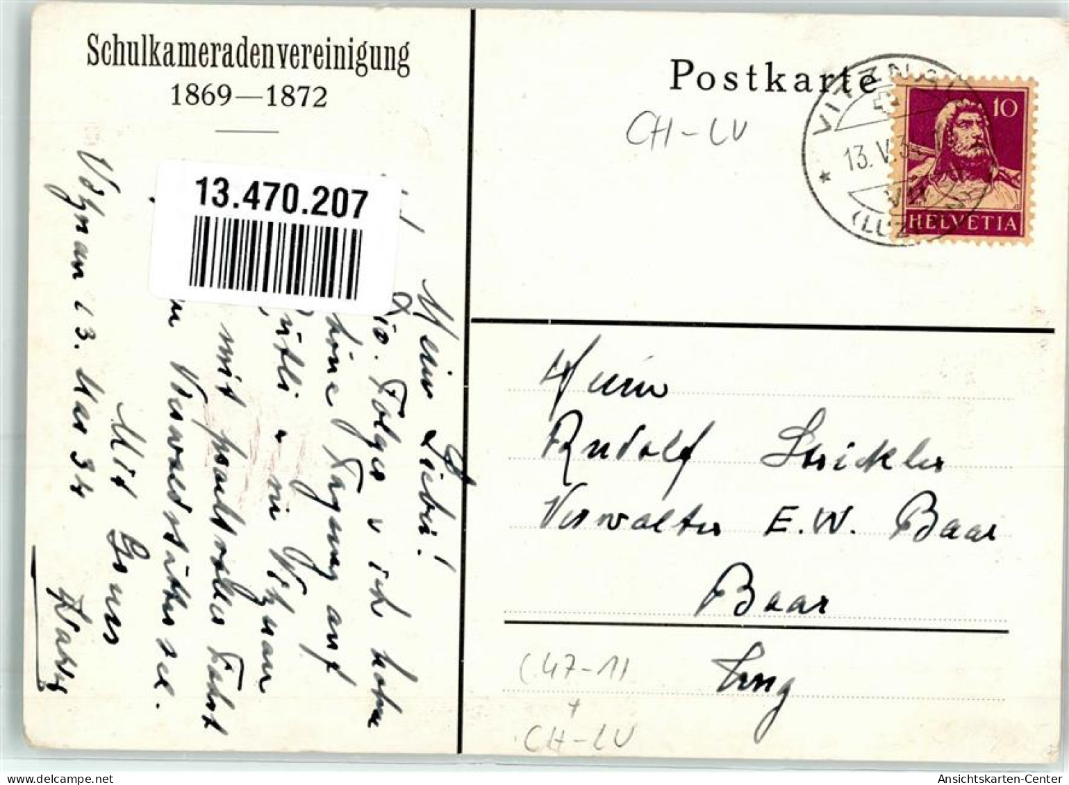 13470207 - Luzern Lucerne - Altri & Non Classificati