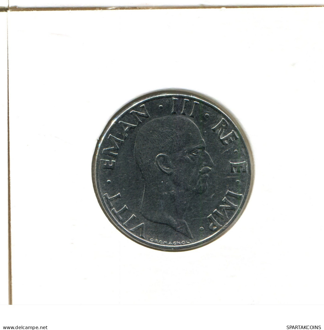 50 CENTESIMI 1940 ITALY Coin #AX834.U.A - 1900-1946 : Víctor Emmanuel III & Umberto II