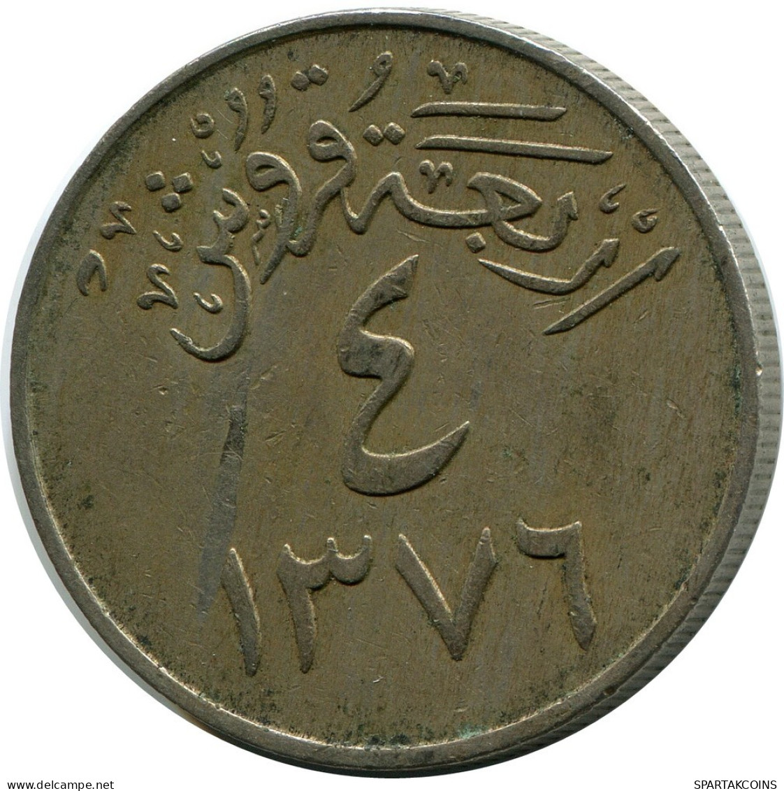 4 GHIRSH 1956 SAUDI-ARABIEN SAUDI ARABIA Islamisch Münze #AP411.D.A - Arabie Saoudite