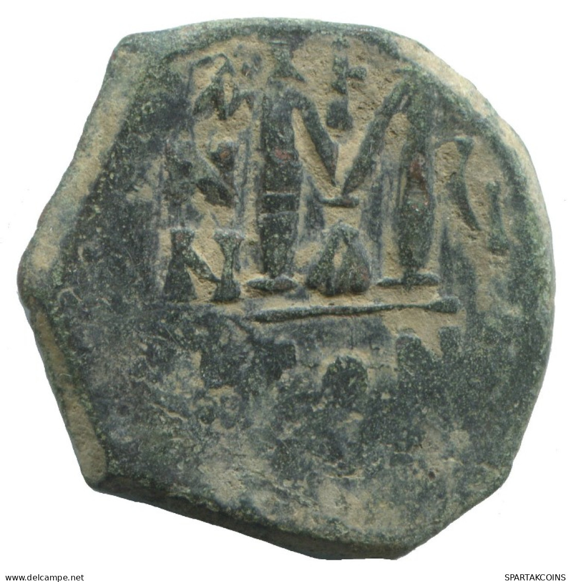 HERACLIUS FOLLIS Auténtico ORIGINAL Antiguo BYZANTINE Moneda 9.2g/28m #AA515.19.E.A - Byzantinische Münzen