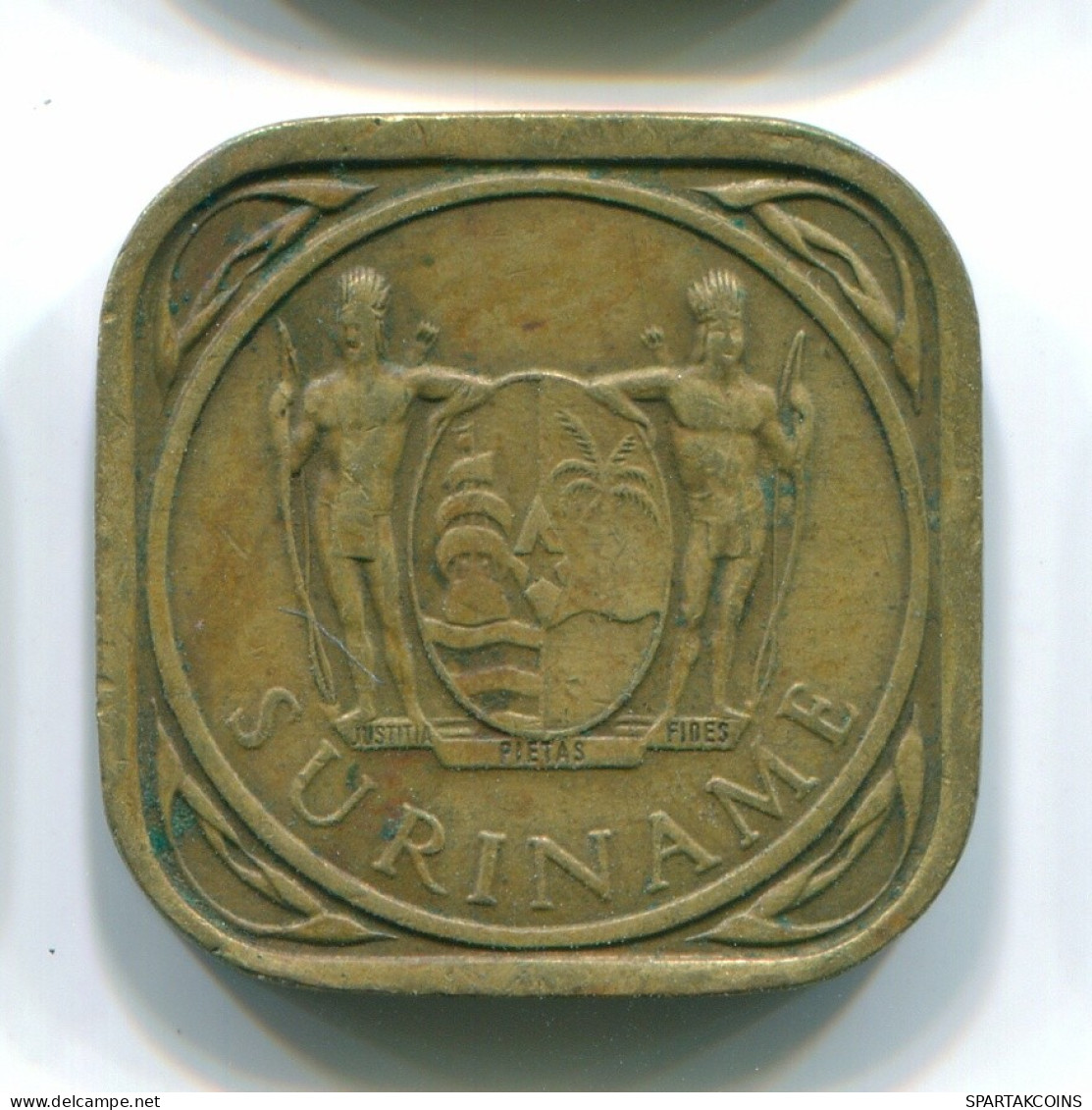 5 CENTS 1966 SURINAME Netherlands Nickel-Brass Colonial Coin #S12793.U.A - Surinam 1975 - ...