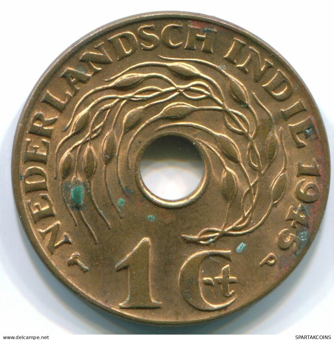 1 CENT 1945 P NIEDERLANDE OSTINDIEN INDONESISCH Koloniale Münze #S10395.D.A - Dutch East Indies