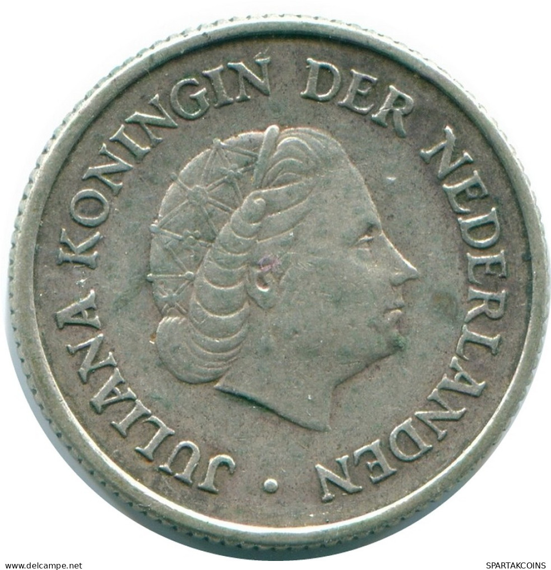1/4 GULDEN 1954 ANTILLAS NEERLANDESAS PLATA Colonial Moneda #NL10902.4.E.A - Niederländische Antillen