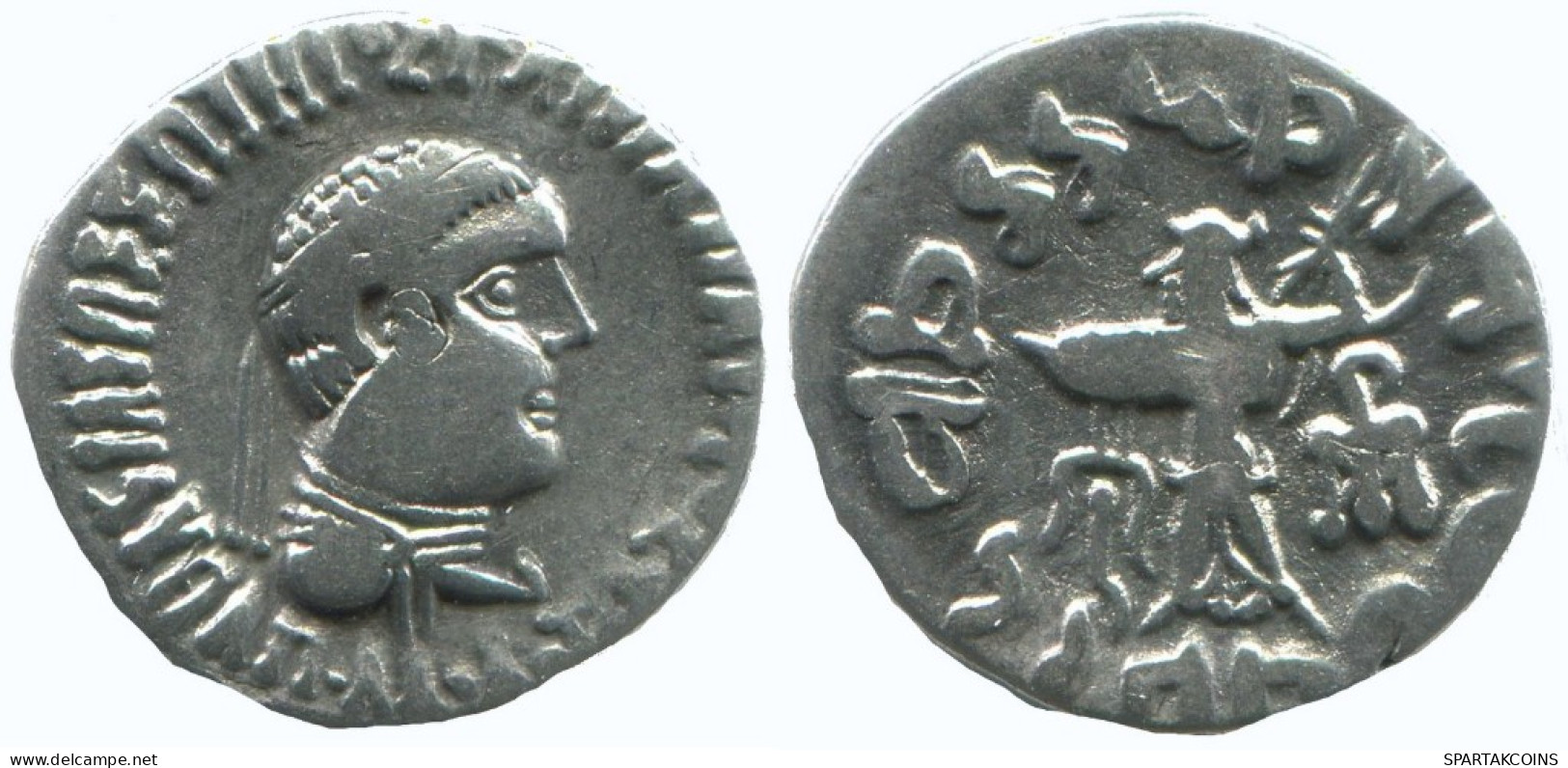 BAKTRIA APOLLODOTOS II SOTER PHILOPATOR MEGAS AR DRACHM 2.2g/18mm #AA329.40.F.A - Griechische Münzen
