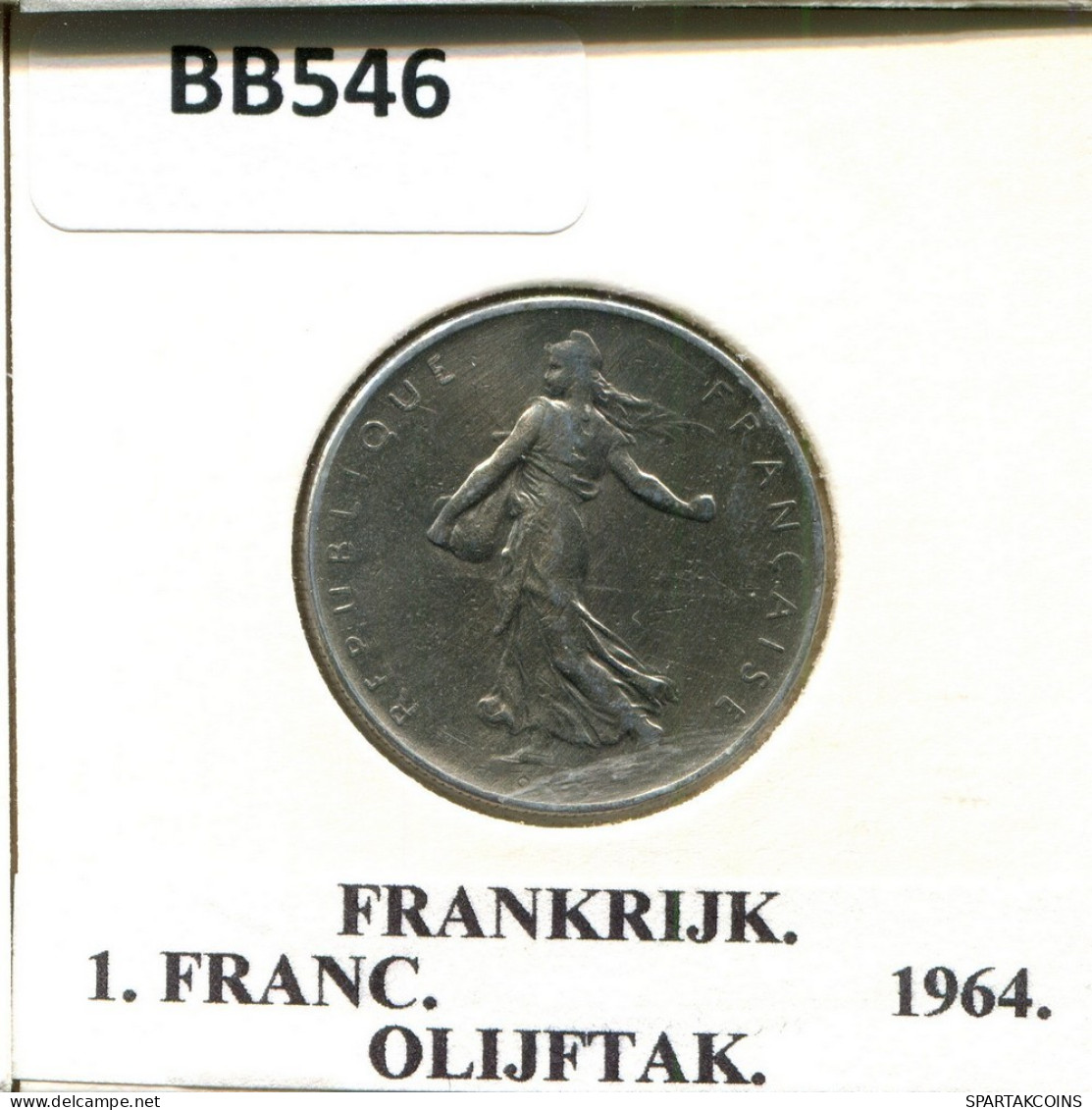 1 FRANC 1964 FRANCE Coin #BB546.U.A - 1 Franc