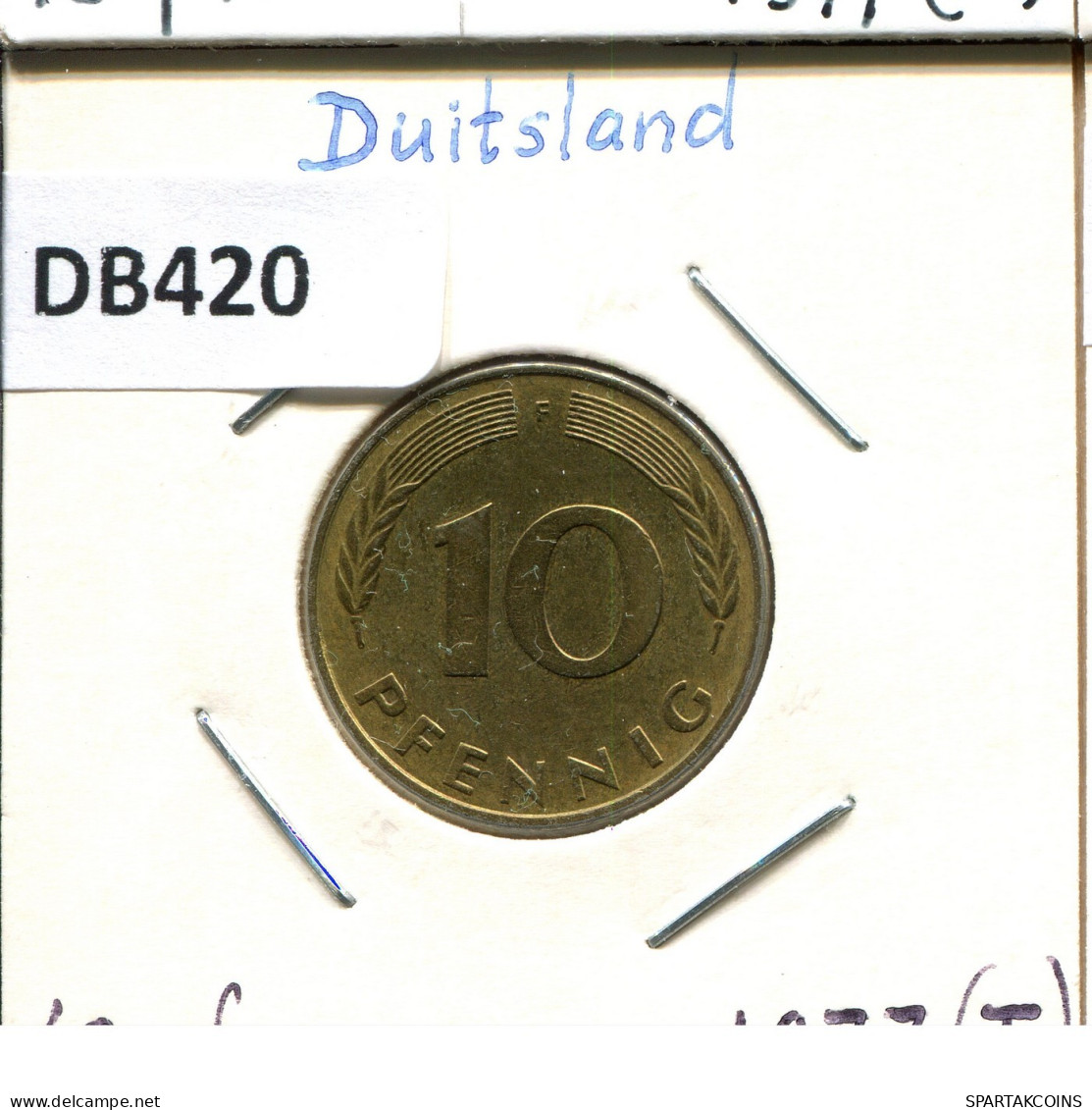 10 PFENNIG 1977 F BRD ALLEMAGNE Pièce GERMANY #DB420.F.A - 10 Pfennig