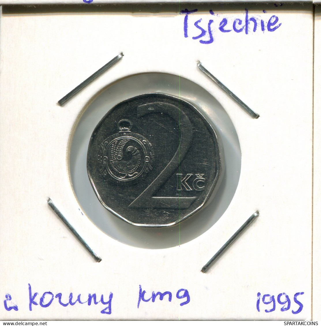 2 KORUN 1995 CZECH REPUBLIC Coin #AP753.2.U.A - Repubblica Ceca