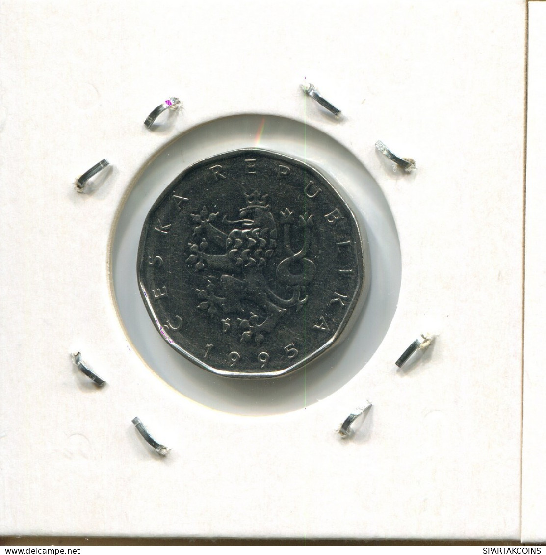 2 KORUN 1995 CZECH REPUBLIC Coin #AP753.2.U.A - Repubblica Ceca