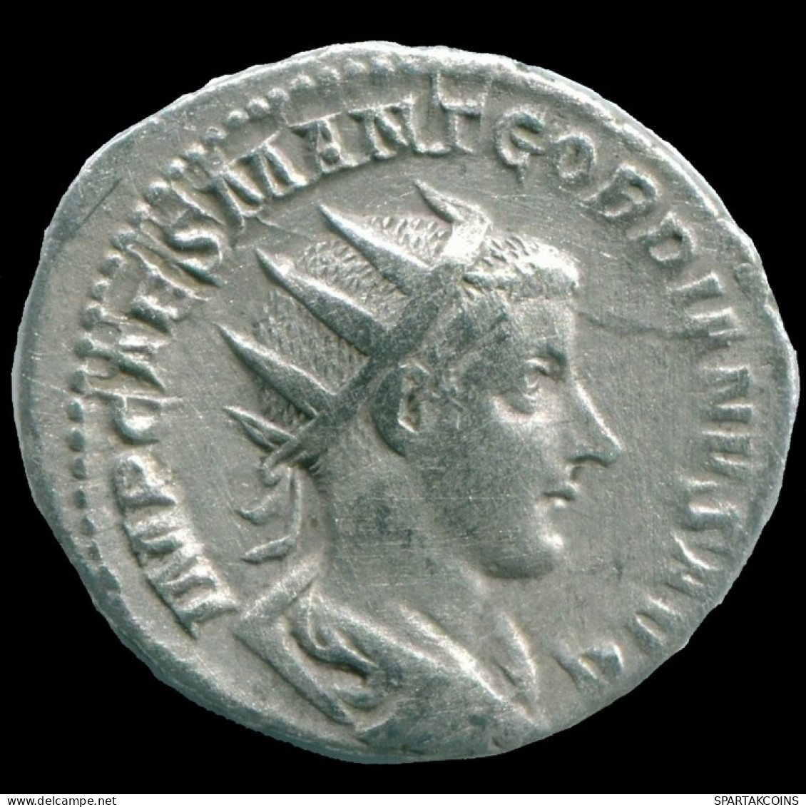 GORDIAN III AR ANTONINIANUS ROME AD JULY 239 P M TR P II COS P P #ANC13147.38.D.A - Der Soldatenkaiser (die Militärkrise) (235 / 284)