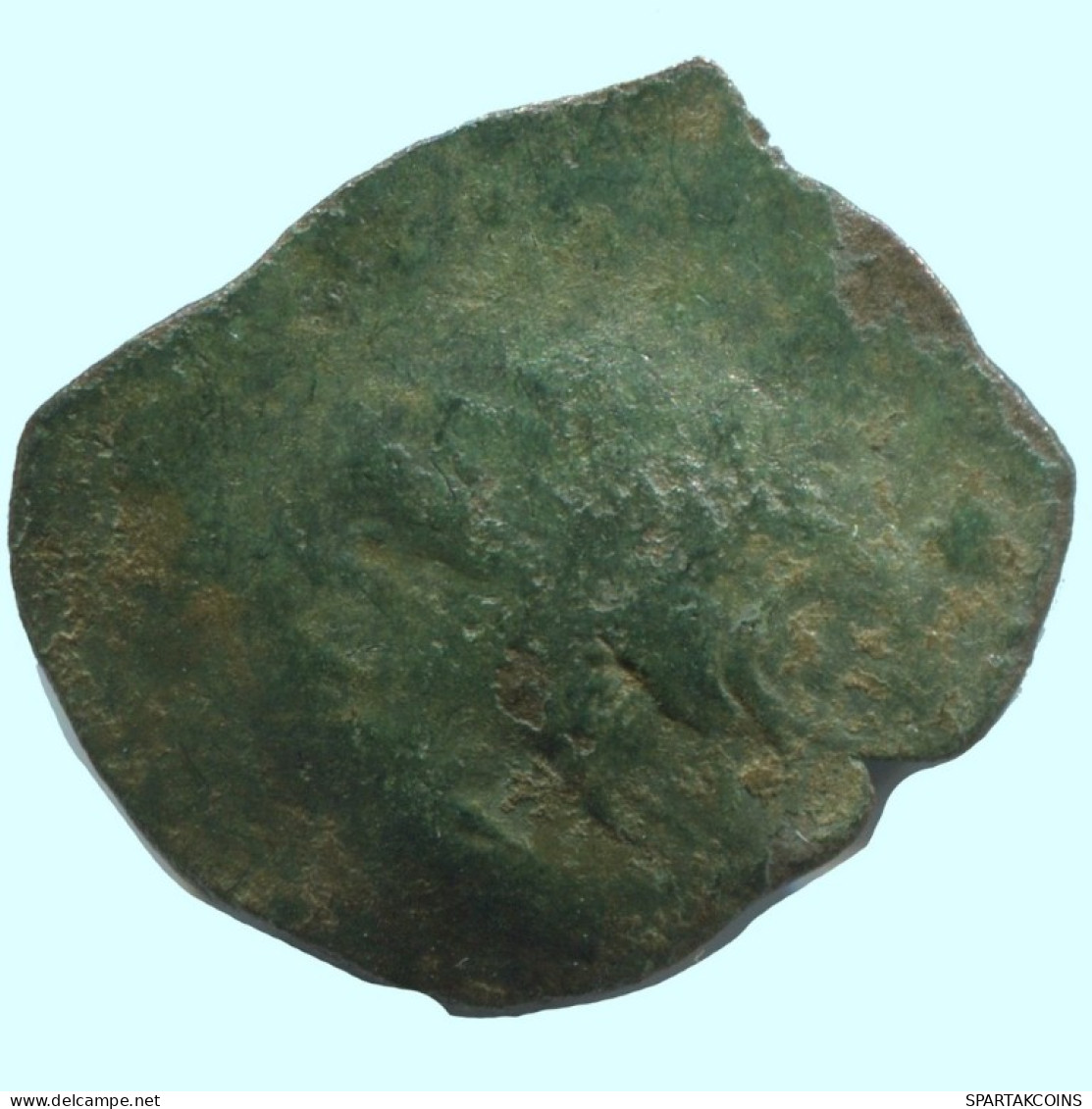 Auténtico Original Antiguo BYZANTINE IMPERIO Trachy Moneda 0.8g/21mm #AG635.4.E.A - Byzantine