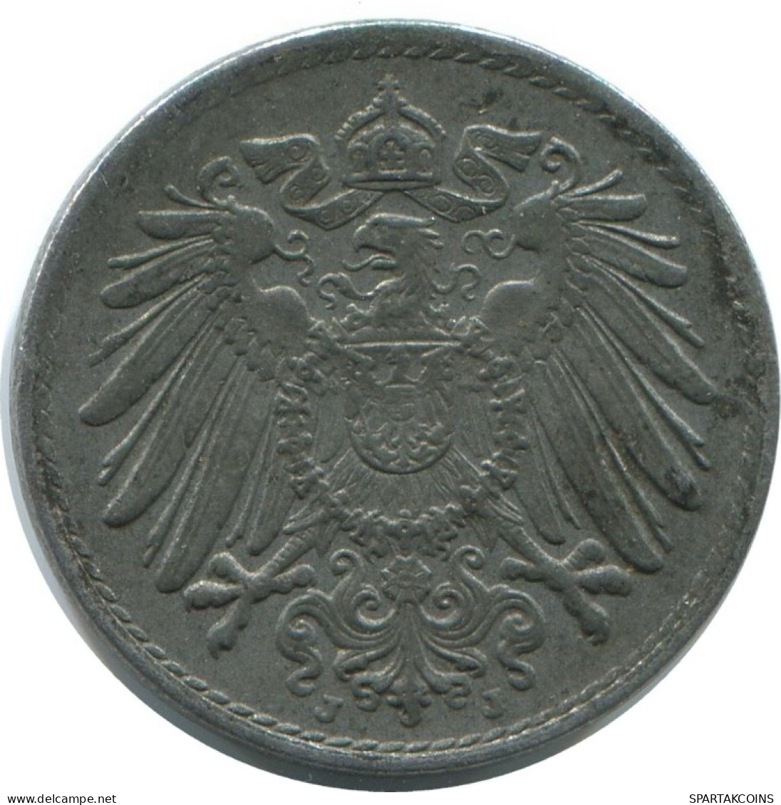 5 PFENNIG 1920 J GERMANY Coin #AE305.U.A - 5 Renten- & 5 Reichspfennig